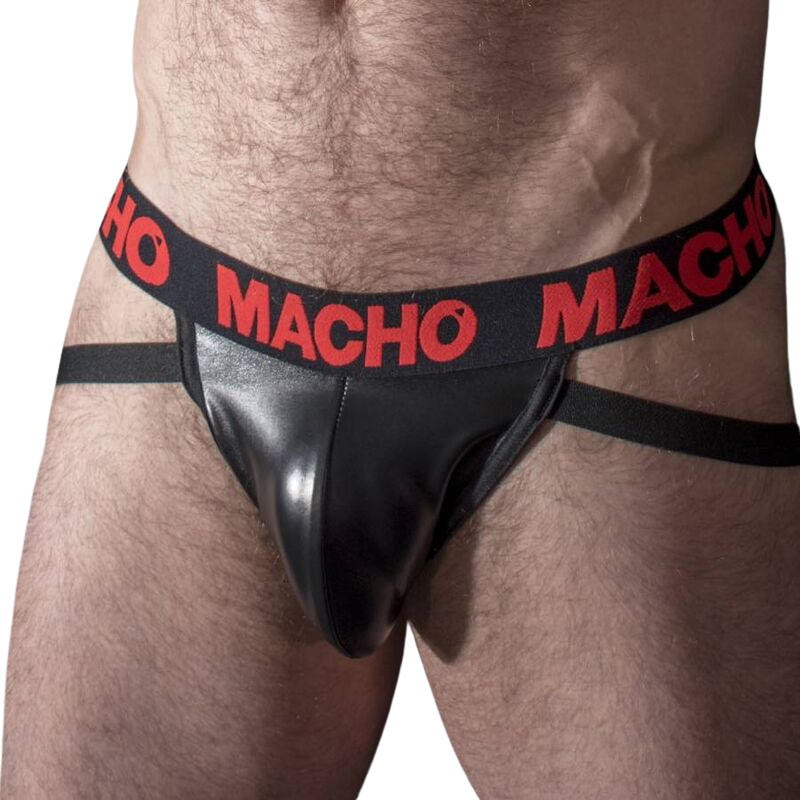 Macho - Mx25Rc Jock Cuero Rojo 7 Macho - Mx25Rc Jock Cuero Rojo - Imagen 7