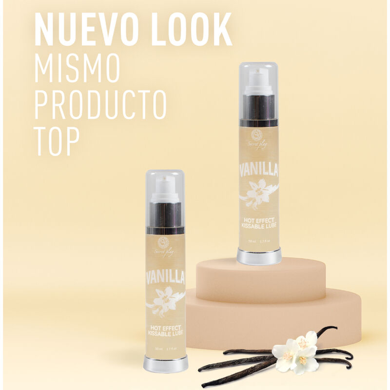 Secretplay - Lubricante 2-1 Efecto Calor Vainilla 50 Ml 4 Secretplay - Lubricante 2-1 Efecto Calor Vainilla 50 Ml - Imagen 4
