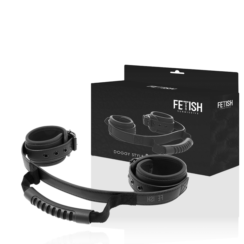 Fetish Submissive - Esposas Con Tirador Con Forro De Neopreno 2 Fetish Submissive - Esposas Con Tirador Con Forro De Neopreno - Imagen 2