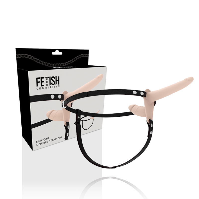 Fetish Submissive Harness - Doble Penetración Flesh 2 Fetish Submissive Harness - Doble Penetración Flesh - Imagen 2