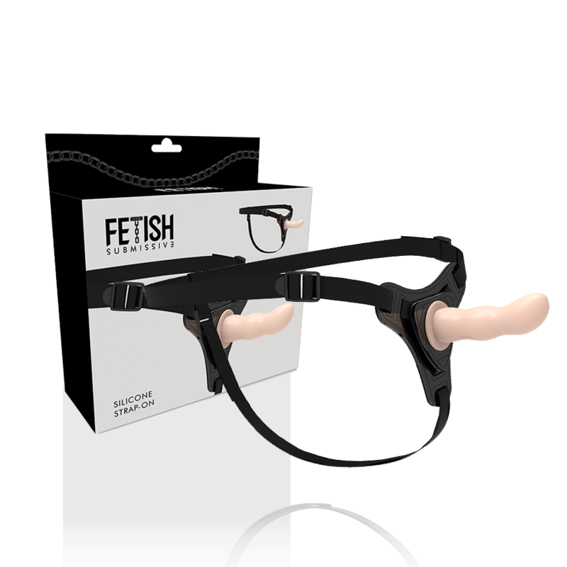 Fetish Submissive Harness - Silicona Flesh G-Spot 12.5 Cm 2 Fetish Submissive Harness - Silicona Flesh G-Spot 12.5 Cm - Imagen 2