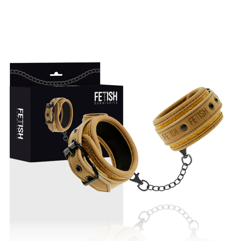 Fetish Submissive Origen - Esposas Cuero Vegano Con Forro De Neopreno 2 Fetish Submissive Origen - Esposas Cuero Vegano Con Forro De Neopreno - Imagen 2