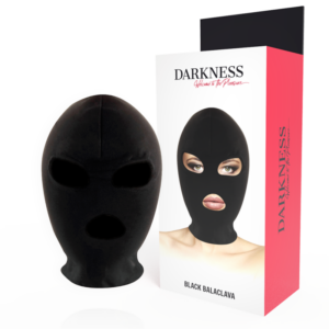 Darkness - Bdsm Máscara Sumisión Boca y Ojos Negro