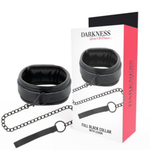 Darkness - Collar con Cadena Negro