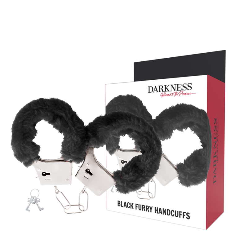 Darkness - Esposas Metal Forradas Negro 1 Darkness - Esposas Metal Forradas Negro