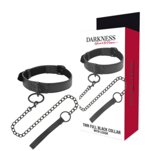 Darkness - Collar con Cadena Negro