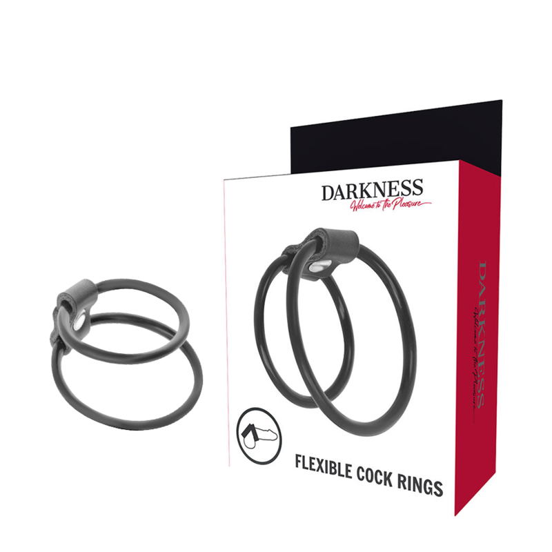 Darkness - Anillos Pene Duo Potenciadores. 1 Darkness - Anillos Pene Duo Potenciadores.