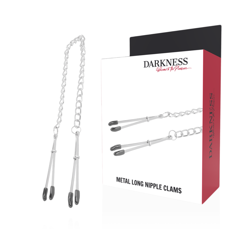Darkness - Pinzas Ajustables Para Pezones Metal 1 Darkness - Pinzas Ajustables Para Pezones Metal