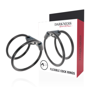 Darkness - Anilla Flexible Doble para el Pene