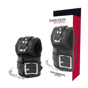 Darkness - Esposas Bdsm Forradas en Negro