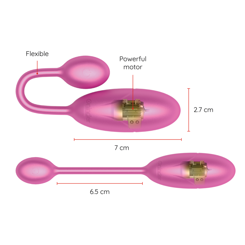 Oninder - Denver Huevo Vibrador Rosa 7 X 2.7 Cm - App Gratuita 3 Oninder - Denver Huevo Vibrador Rosa 7 X 2.7 Cm - App Gratuita - Imagen 3