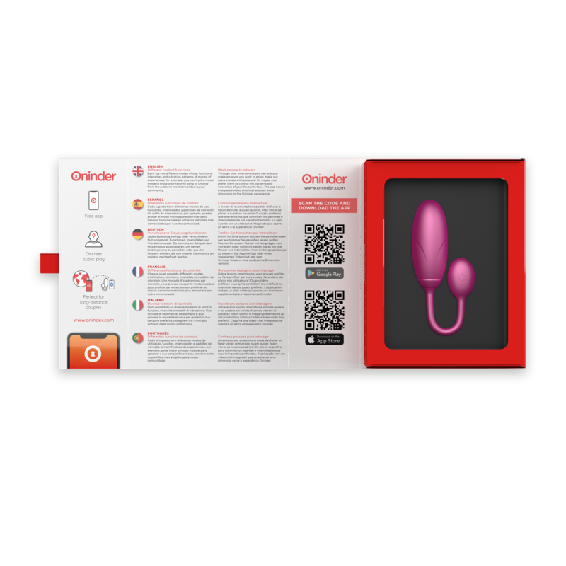 Oninder - Denver Huevo Vibrador Rosa 7 X 2.7 Cm - App Gratuita 7 Oninder - Denver Huevo Vibrador Rosa 7 X 2.7 Cm - App Gratuita - Imagen 7