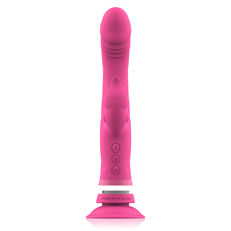 Intense - Julio Vibrador Rabbit Silicona Rosa 5 Intense - Julio Vibrador Rabbit Silicona Rosa - Imagen 5
