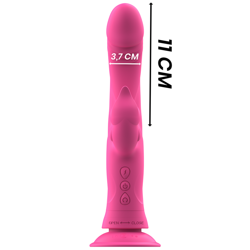 Intense - Julio Vibrador Rabbit Silicona Rosa 6 Intense - Julio Vibrador Rabbit Silicona Rosa - Imagen 6
