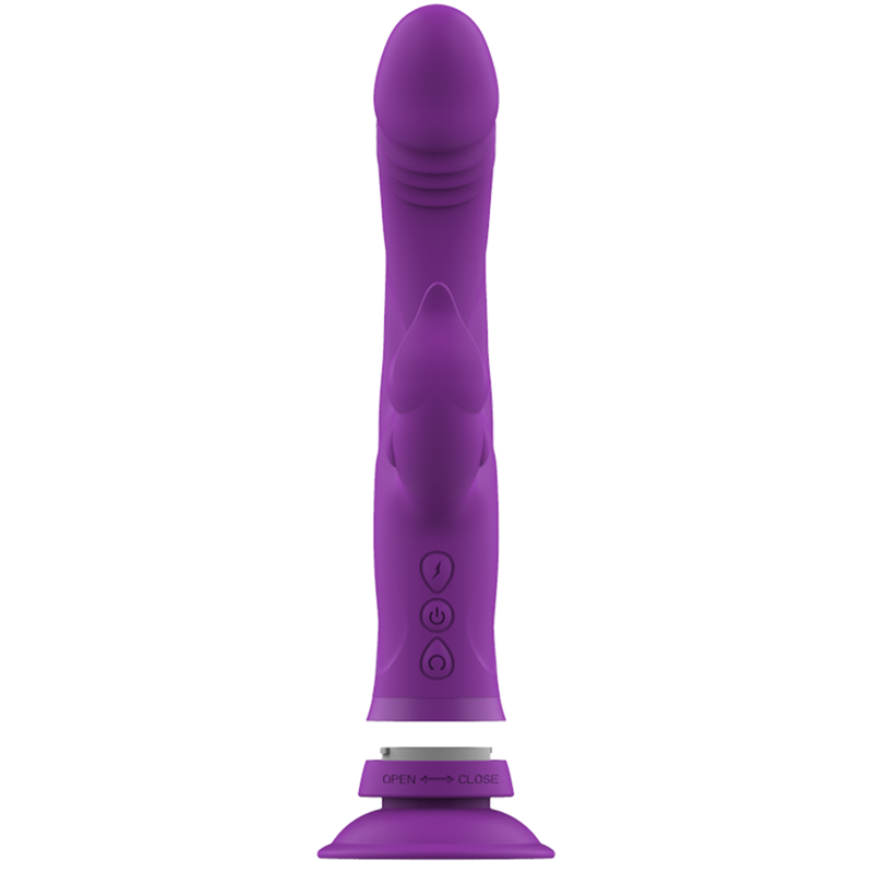 Intense - Casanova Vibrador Rabbit Silicona Triple Motor Morado 5 Intense - Casanova Vibrador Rabbit Silicona Triple Motor Morado - Imagen 5