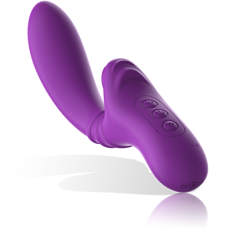Intense - Harry Vibrador Flexible Con Lengua Morado 4 Intense - Harry Vibrador Flexible Con Lengua Morado - Imagen 4