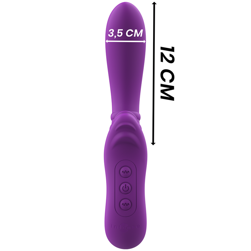 Intense - Harry Vibrador Flexible Con Lengua Morado 3 Intense - Harry Vibrador Flexible Con Lengua Morado - Imagen 3