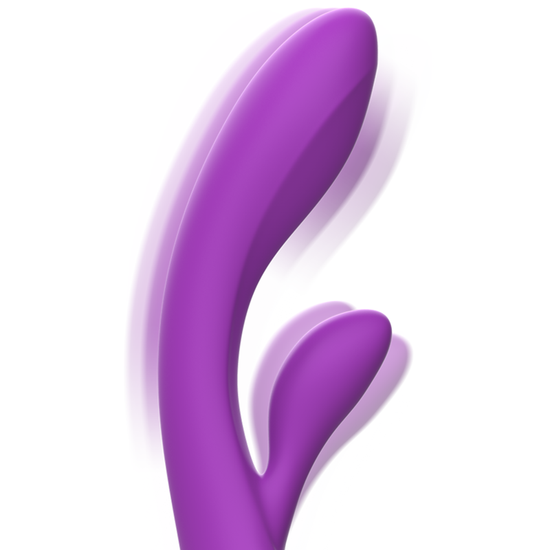 Intense - Luigi Vibrador Rabbit Silicona Liquida Morado 5 Intense - Luigi Vibrador Rabbit Silicona Liquida Morado - Imagen 5