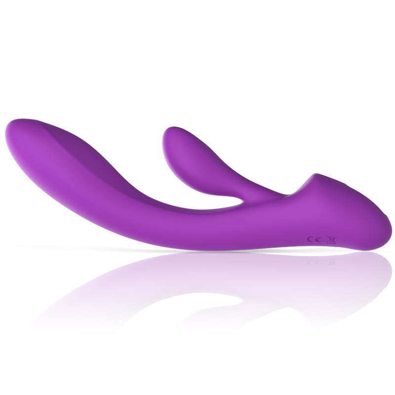 Intense - Luigi Vibrador Rabbit Silicona Liquida Morado 4 Intense - Luigi Vibrador Rabbit Silicona Liquida Morado - Imagen 4