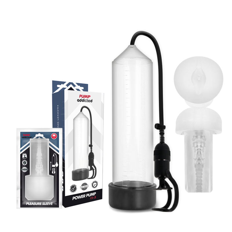 Pump Addicted - Bomba Erección Rx5 Transparente Con Masturbador 2 Pump Addicted - Bomba Erección Rx5 Transparente Con Masturbador - Imagen 2