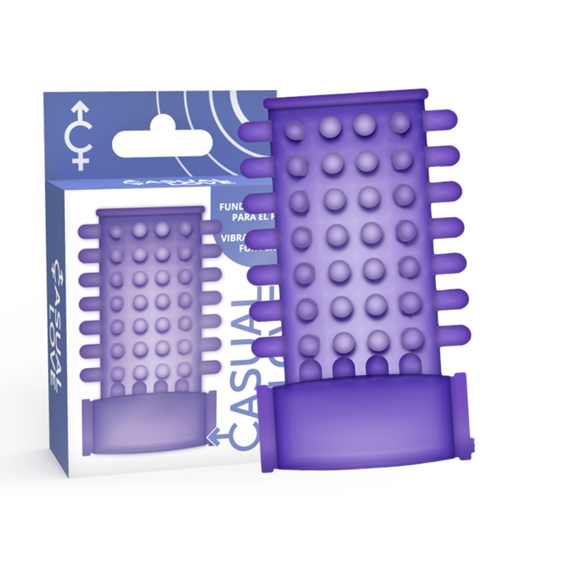 Casual Love - Ring Funda Pene Vibrador Lila 2 Casual Love - Ring Funda Pene Vibrador Lila - Imagen 2