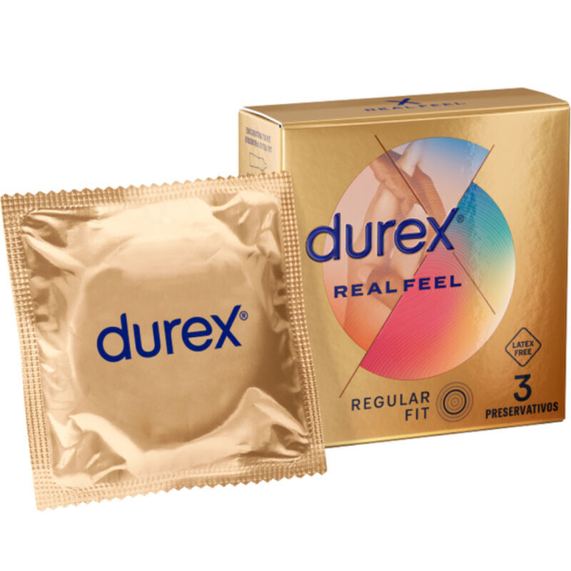 Durex - Real Feel Preservativos 3 Unidades 1 Durex - Real Feel Preservativos 3 Unidades
