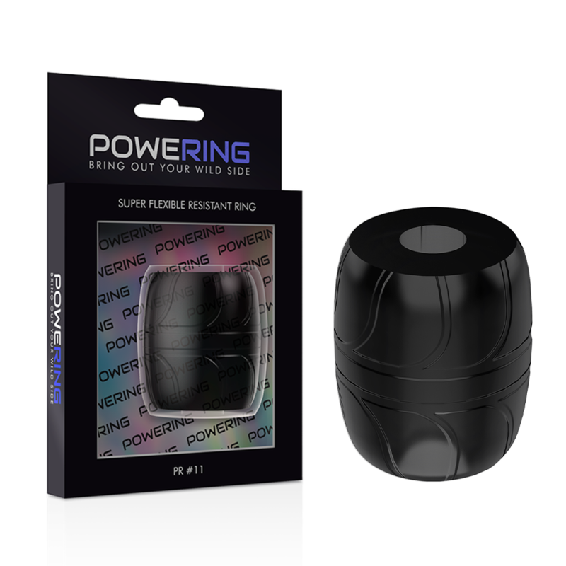 Powering - Super Flexible Y Resistente Anillo Pene 5 Cm Pr11 Negro 4 Powering - Super Flexible Y Resistente Anillo Pene 5 Cm Pr11 Negro - Imagen 4