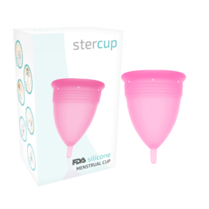 Stercup - Copa Menstrual Fda Silicona Rosa