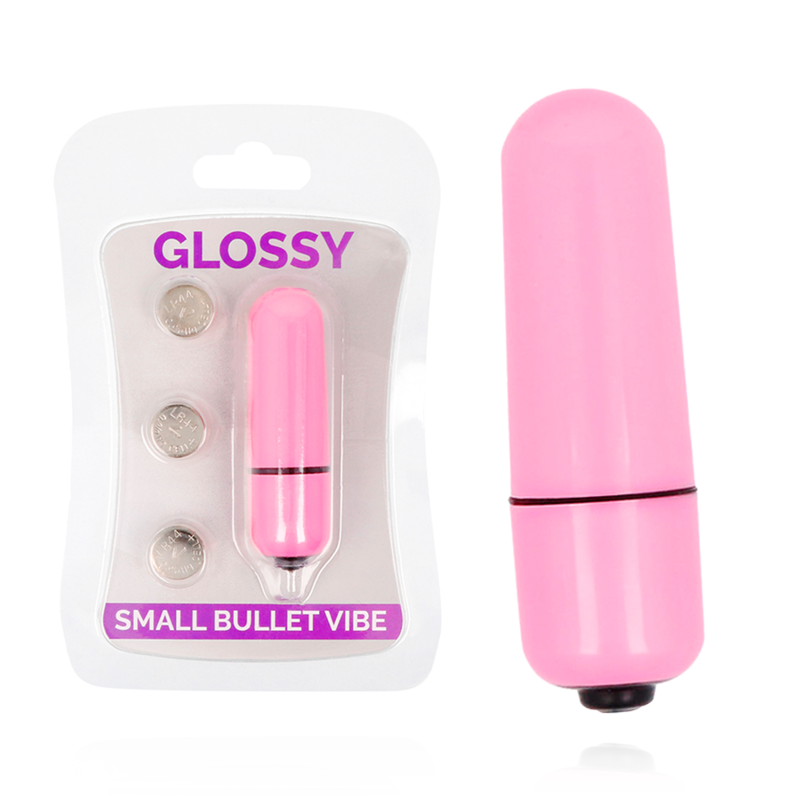 Glossy - Small Bala Vibradora Rosa Intenso 1 Glossy - Small Bala Vibradora Rosa Intenso
