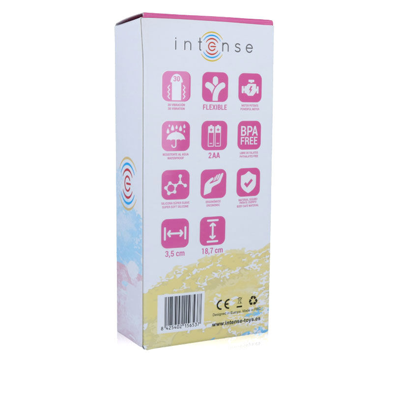 Intense - Leo Vibrador Rosa Silicon Luxe 4 Intense - Leo Vibrador Rosa Silicon Luxe - Imagen 4