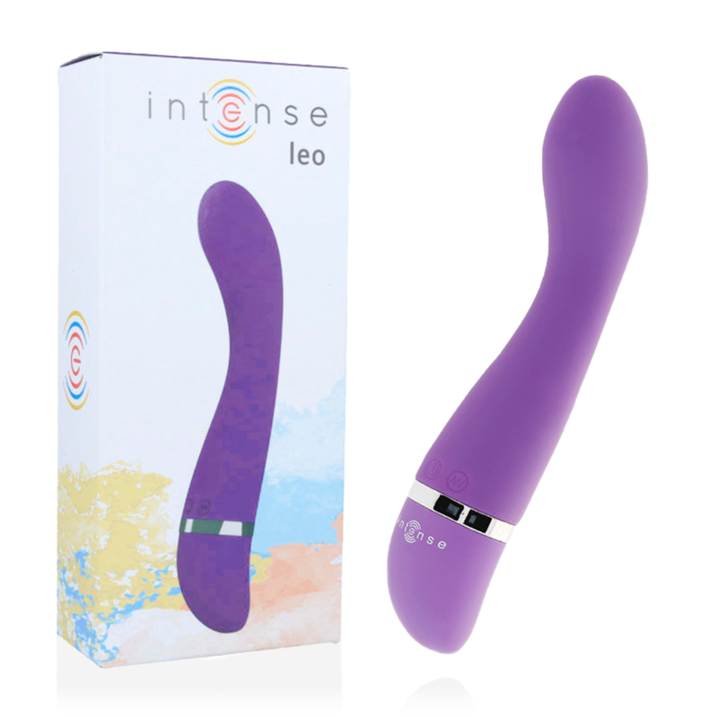 Intense - Leo Vibrador Lila Silicon Luxe 1 Intense - Leo Vibrador Lila Silicon Luxe