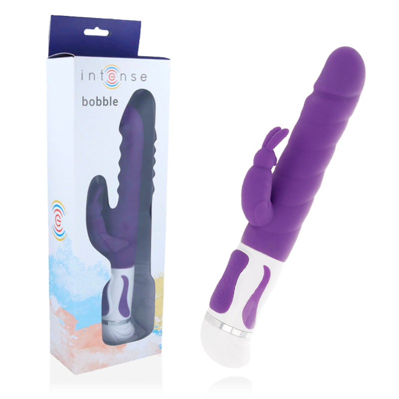 Intense - Bobble Vibrador Rotador Silicona Lila 1 Intense - Bobble Vibrador Rotador Silicona Lila