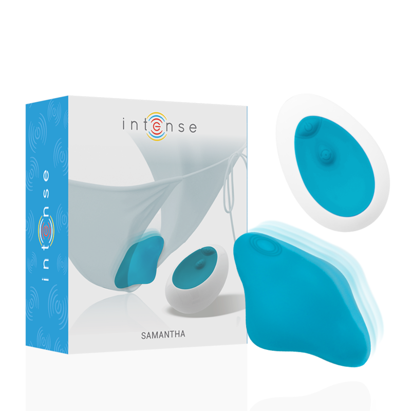 Intense - Samantha Pantie Control Remoto Azul 1 Intense - Samantha Pantie Control Remoto Azul