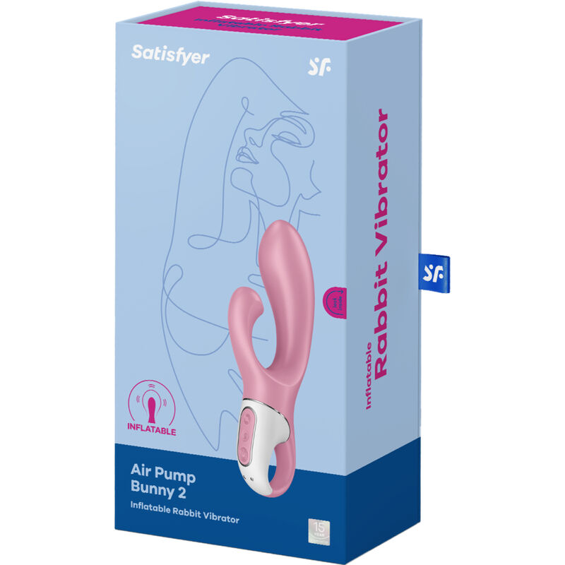 Satisfyer - Air Pump Bunny 2 Rosa 6 Satisfyer - Air Pump Bunny 2 Rosa - Imagen 6