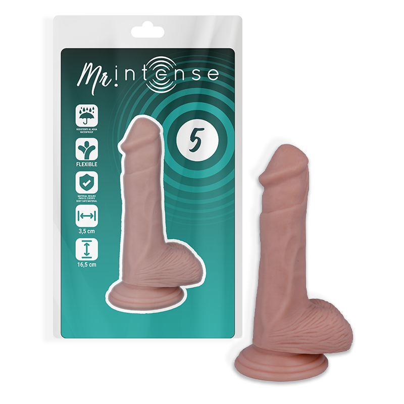 Mr Intense - 5 Pene Realístico 16.5 Cm -O- 3.5 Cm 1 Mr Intense - 5 Pene Realístico 16.5 Cm -O- 3.5 Cm