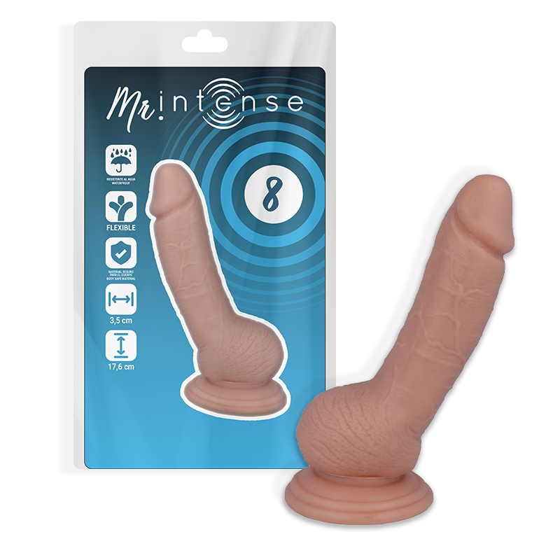 Mr Intense - 8 Pene Realístico 17.6 Cm -O- 3.5 Cm 1 Mr Intense - 8 Pene Realístico 17.6 Cm -O- 3.5 Cm