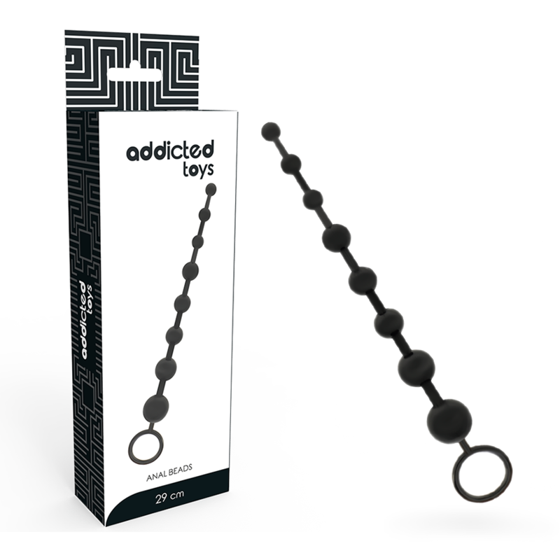 Addicted Toys - Anal Beads 29 Cm Negro 1 Addicted Toys - Anal Beads 29 Cm Negro