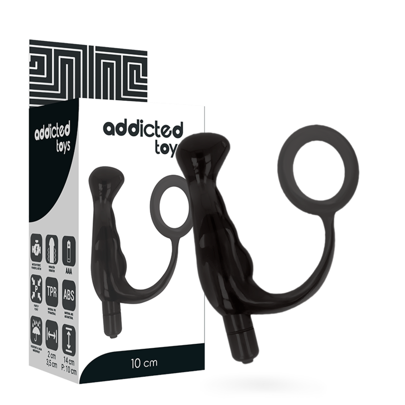 Addicted Toys - Vibrador Prostático Negro 10 Cm 1 Addicted Toys - Vibrador Prostático Negro 10 Cm