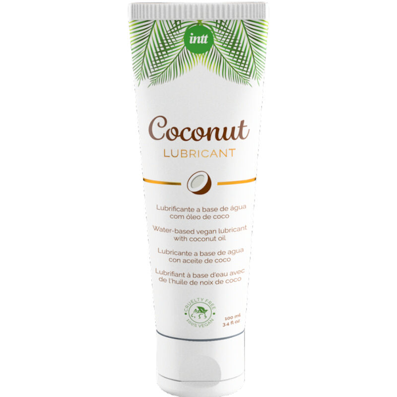 Intt - Lubricante Vegano A Base De Agua Con Sabor Intenso A Coco 1 Intt - Lubricante Vegano A Base De Agua Con Sabor Intenso A Coco