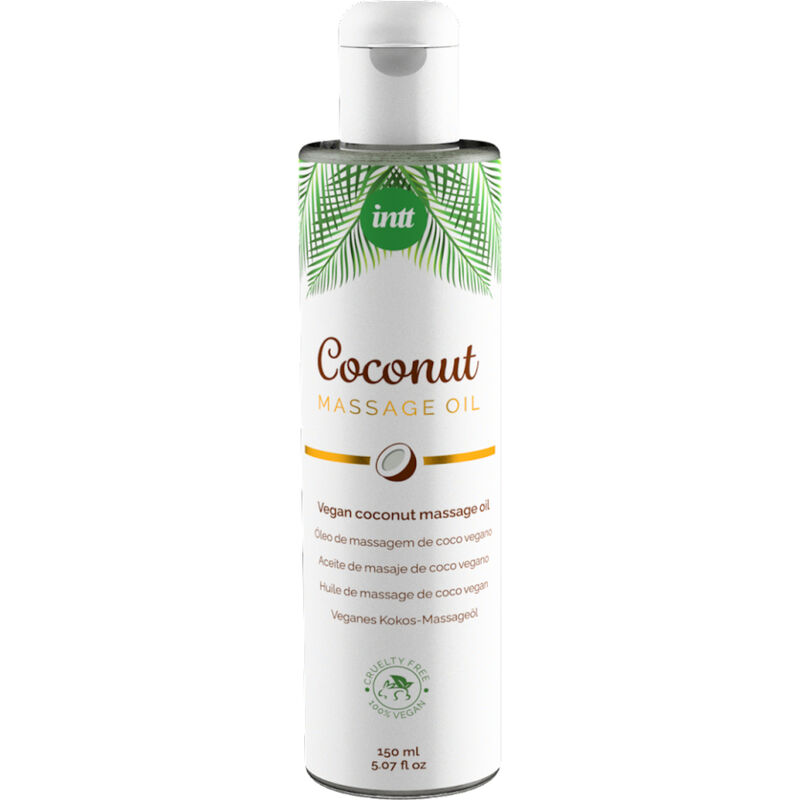 Intt - Aceite De Masaje Vegano Dulce Con Sabor A Coco Relajante 1 Intt - Aceite De Masaje Vegano Dulce Con Sabor A Coco Relajante
