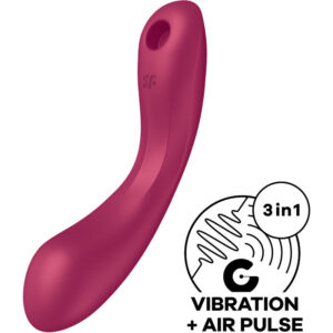 Satisfyer - Curve Trinity 1 Air Pulse Vibration Gris