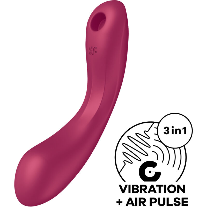 Satisfyer - Curve Trinity 1 Air Pulse Vibration Gris 1 Satisfyer - Curve Trinity 1 Air Pulse Vibration Gris