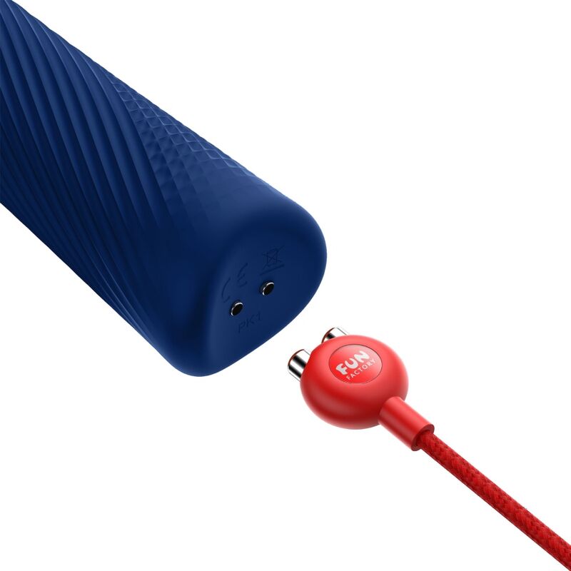 Fun Factory - Vim Wand Rumble Vibrador Recargable Silicona Naranja 4 Fun Factory - Vim Wand Rumble Vibrador Recargable Silicona Naranja - Imagen 4