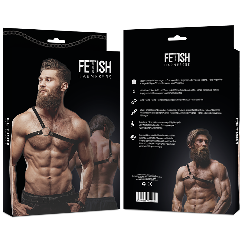 Fetish Submissive - Attitude Arnés Ecopiel Hombro Cruzado Hombre 2 Fetish Submissive - Attitude Arnés Ecopiel Hombro Cruzado Hombre - Imagen 2