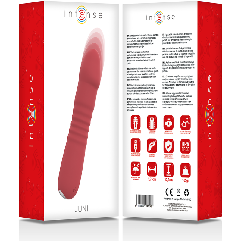 Intense - Juni Up &Amp; Down 10 Vibraciones Rojo 5 Intense - Juni Up &Amp; Down 10 Vibraciones Rojo - Imagen 5