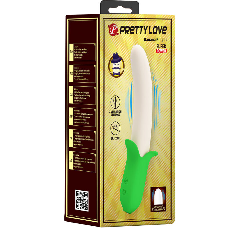 Pretty Love - Banana Knight Super Power 7 Vibraciones Silicona 7 Pretty Love - Banana Knight Super Power 7 Vibraciones Silicona - Imagen 7
