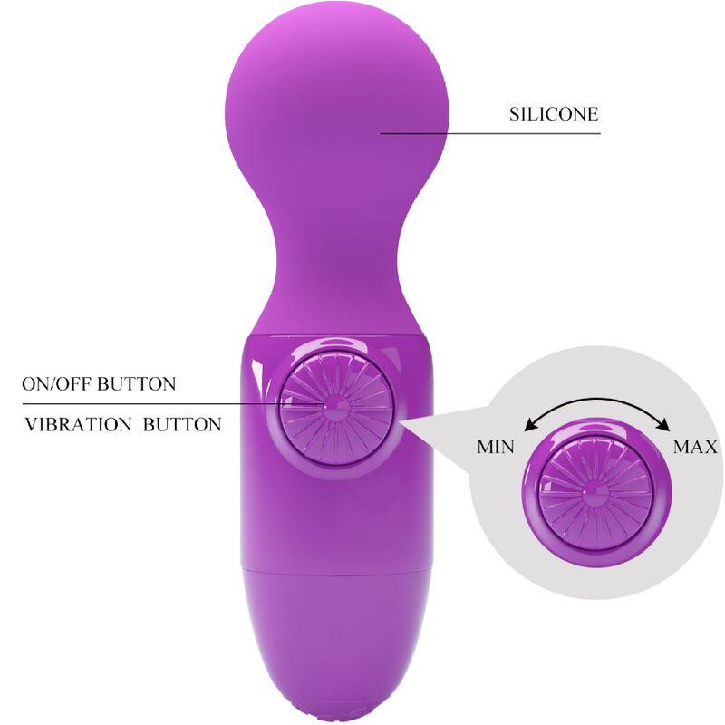 Pretty Love - Mini Masajeador Personal Morado 7 Pretty Love - Mini Masajeador Personal Morado - Imagen 7