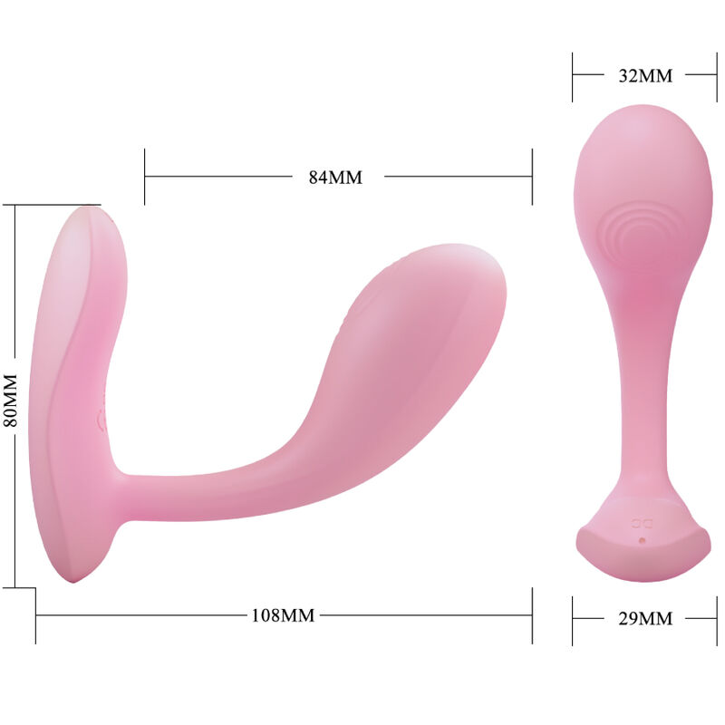 Pretty Love - Baird G-Spot 12 Vibraciones Recargable Rosa App 5 Pretty Love - Baird G-Spot 12 Vibraciones Recargable Rosa App - Imagen 5