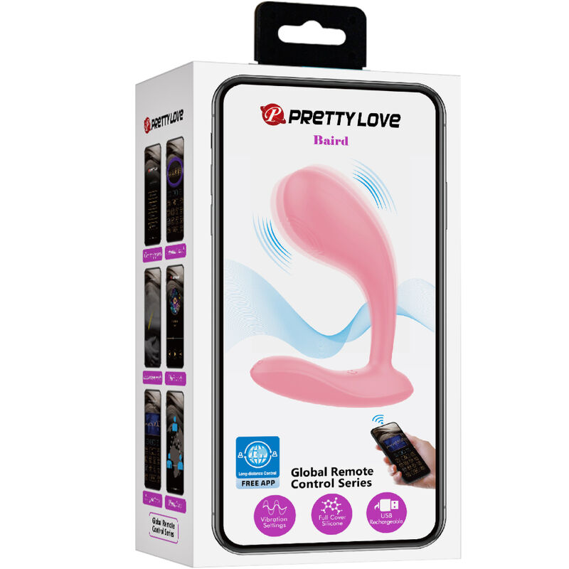 Pretty Love - Baird G-Spot 12 Vibraciones Recargable Rosa App 9 Pretty Love - Baird G-Spot 12 Vibraciones Recargable Rosa App - Imagen 9