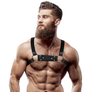 Fetish Submissive Attitude - Arnés Bulldog Ecopiel Pecho Hombre